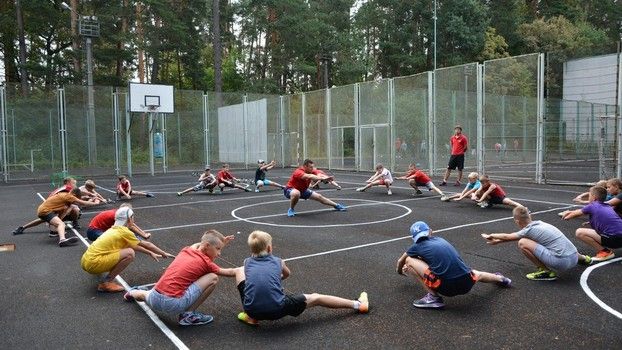 Утренняя зарядка с ХК Донбасс