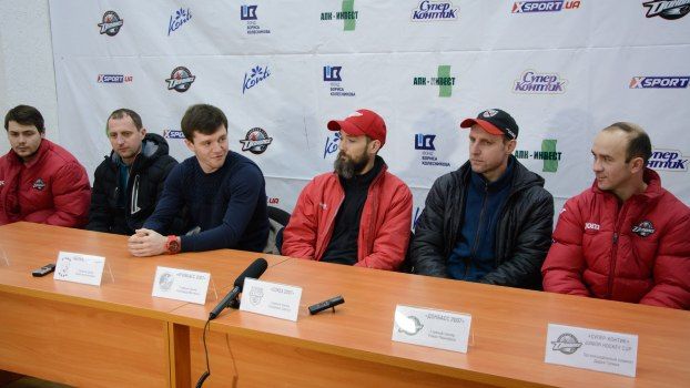 Послематчевая пресс-конференция участников турнира Супер-Контик Junior Hockey Cup