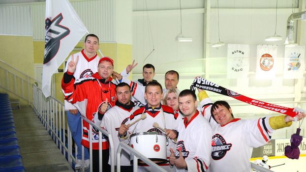 Болельщики на матче Белый Барс – Донбасс